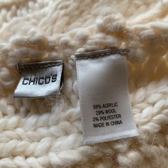 Chico’s oversized long wrap/scarf, never worn condition. - Picture 5 of 5